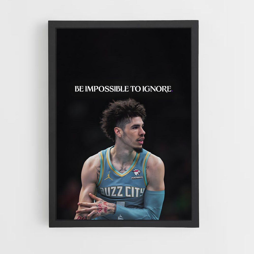 Poster Lamelo ball dominer – affiche Basketball (vue 2)